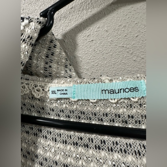 🔴Geometric Patterned Long Cardigan - Picture 3 of 5